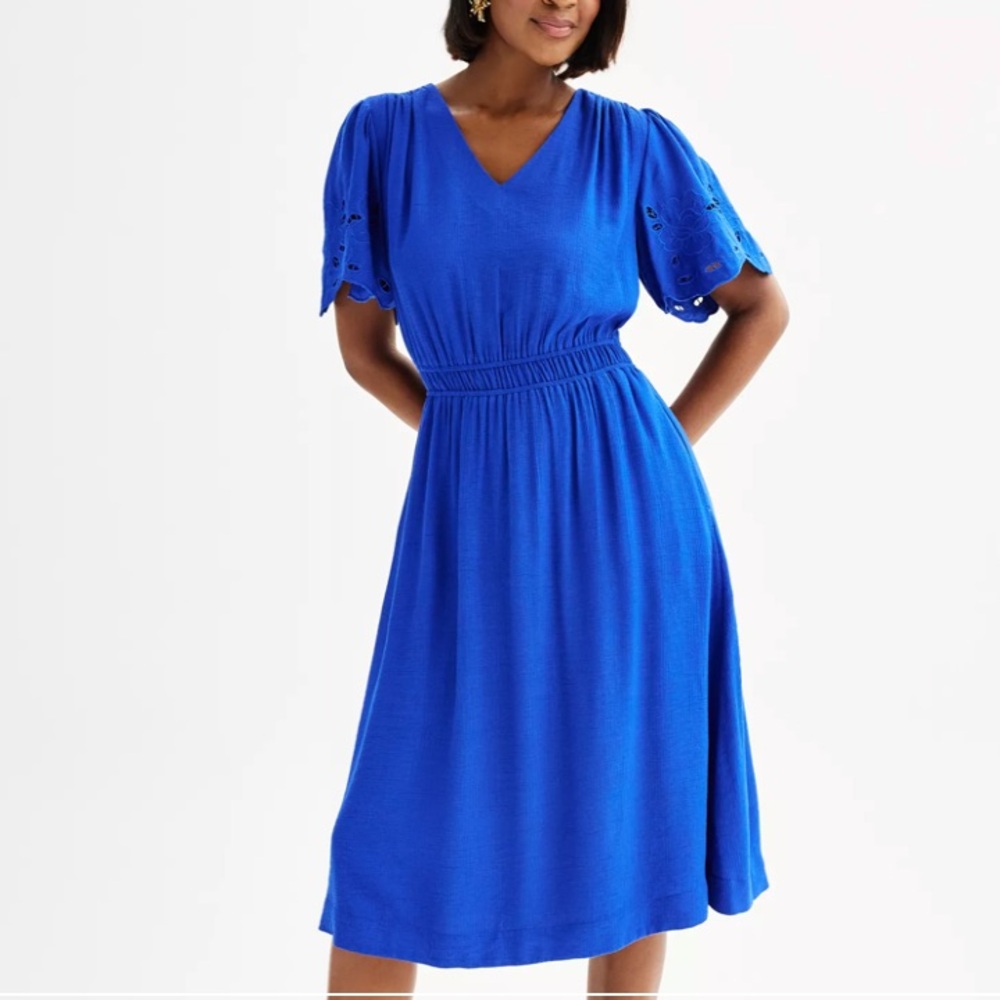 Draper James Blue Midi Dress